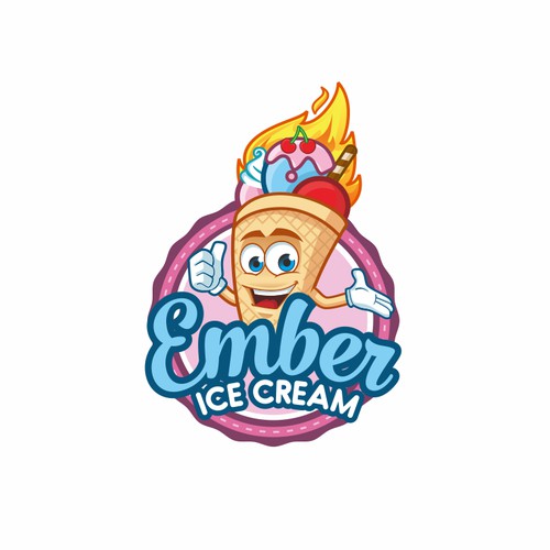 fun Logo Ice cream