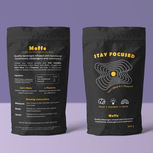Packaging design for Moffe