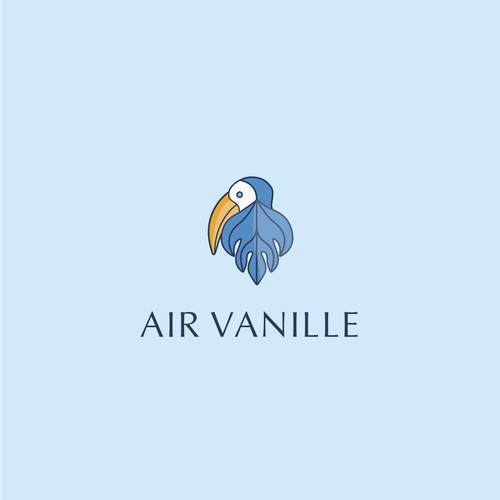 Logo concept for scenic flights airlines