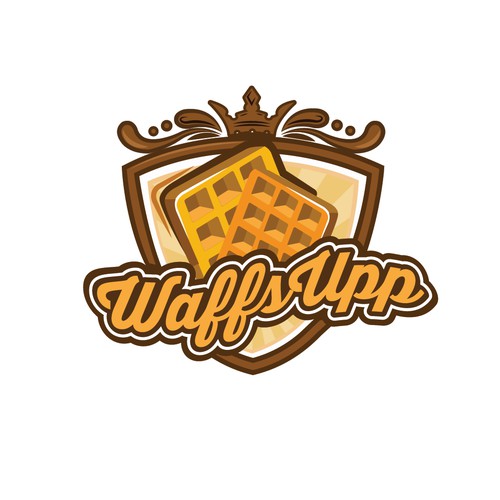 Bold logo for frozen waffles