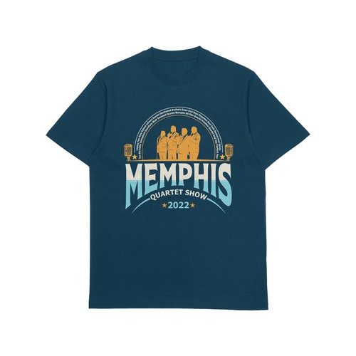Memphis Quartet Show 2022 T-shirt Design
