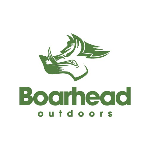 A custom drawing turned to premium outdoor equipment company logo.