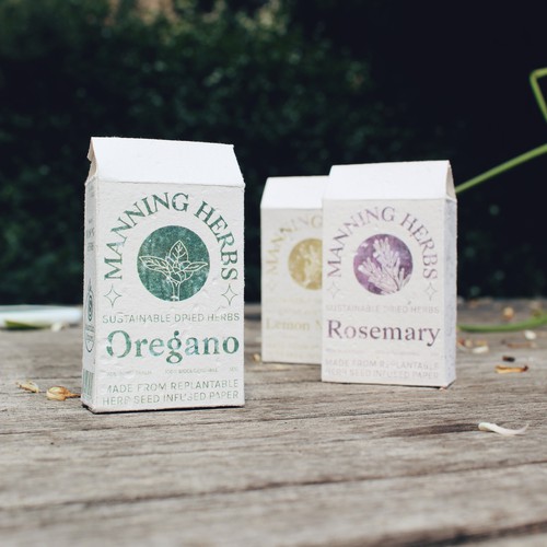 Sustainable Dried Herbs Brand and Packaging Design