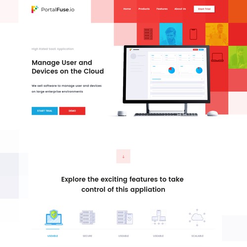 SAAS Website Design