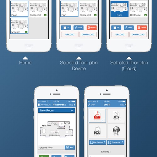 Redesign the award winning MagicPlan application. Already 5 million users!