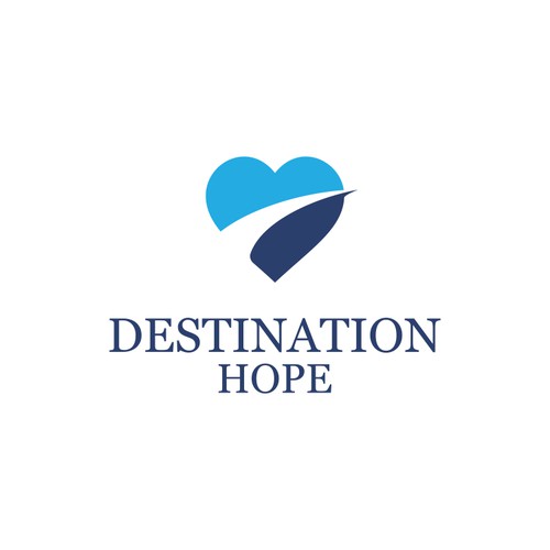 Simple logo for Destination Hope