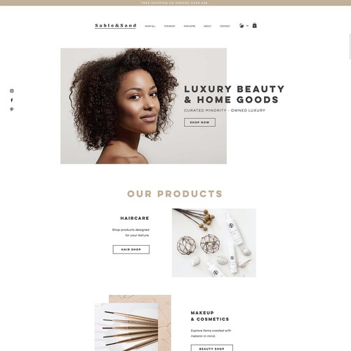 Web Design - Sable&Sand