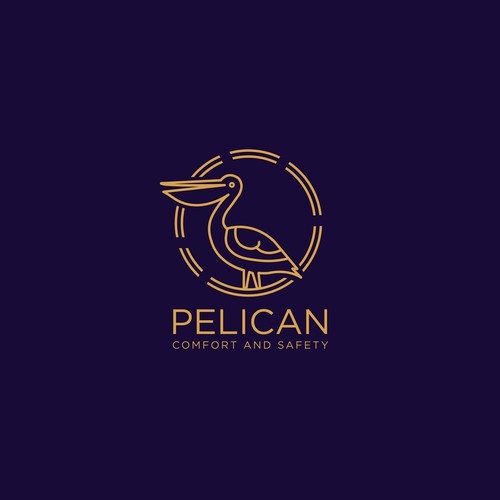 Create a 'professional, caring, calming, reassuring' feeling logo for Pelican. We are looking for a complete redesign.