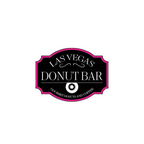 Logo for a Gourmet Donut Shop