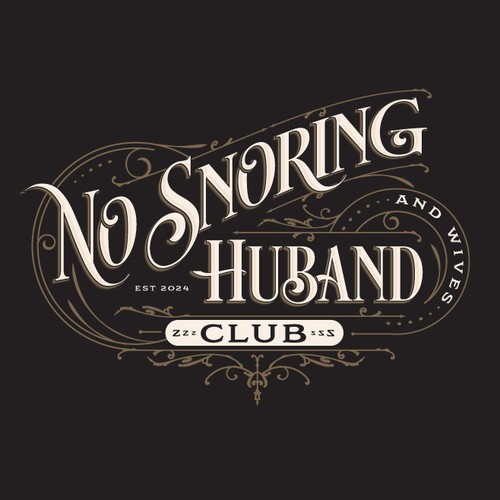 Logo Design for No Snoring Husband