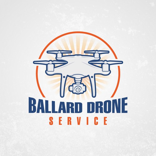 Bold logo for a Drone Service