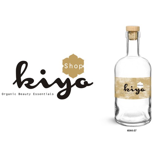 Create a modern/elegant logo for kiyo shop