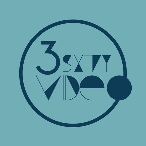 Create a minimalistic logo for 3sixty Video