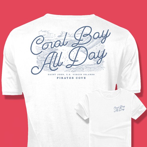 'Coral Bay All Day' shirt