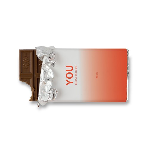 One Colour Gradient Chocolate Design