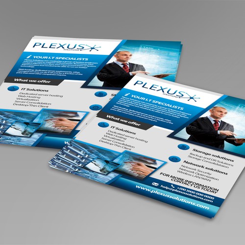 Help Plexus Solutions with a new postcard, flyer or print