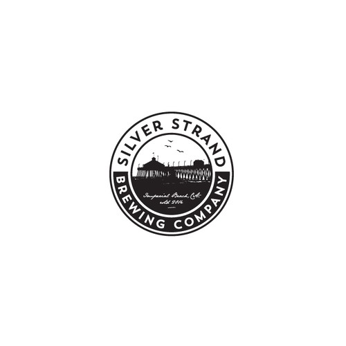 Create an amazing brand identity for Silver Strand Brewing Company in Imperial Beach, CA.