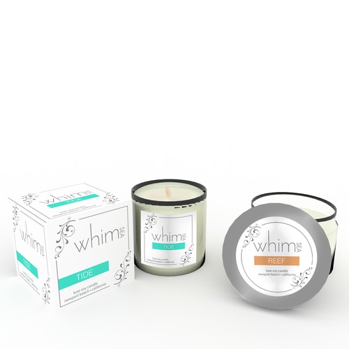 Packaging for luxe Candles