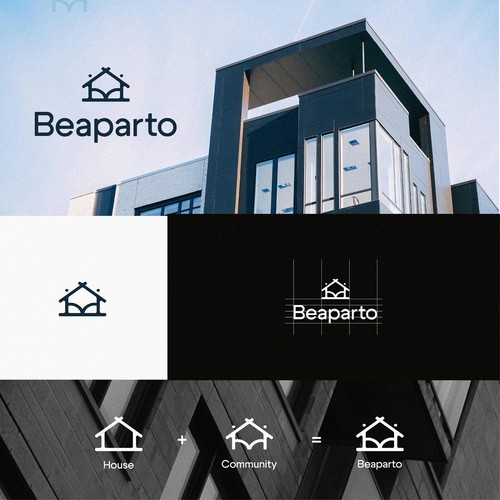 Logo design for Beaparto, an apartment offers service business 