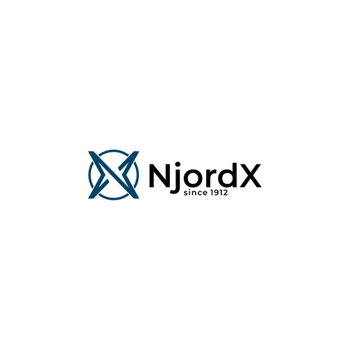 simple N X logo
