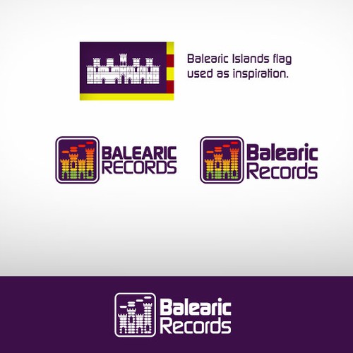 Design for record label.