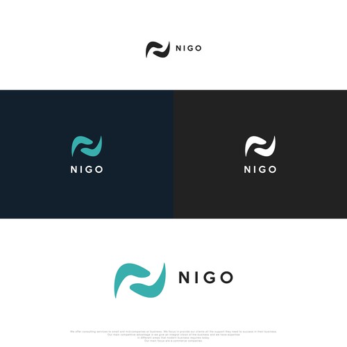 N logo design