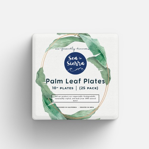 Palm leaf plates