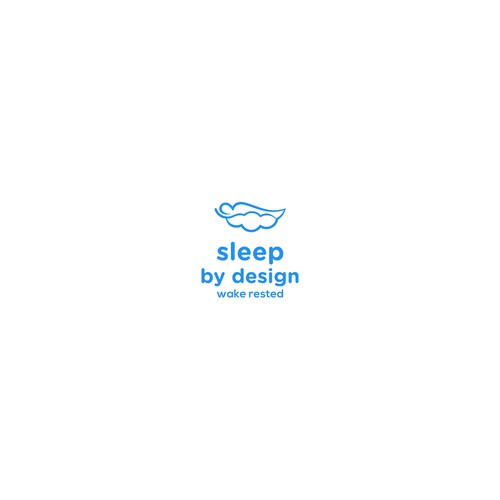 logo combines clouds and people sleep