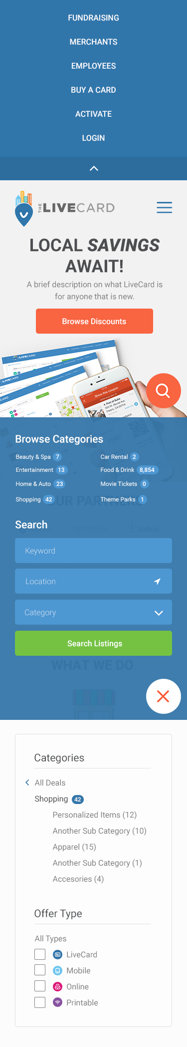 Four Web/Mobile Desings Needed