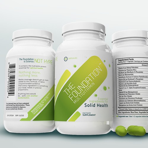 Vitamin Label (will be available in most of US by end of year)