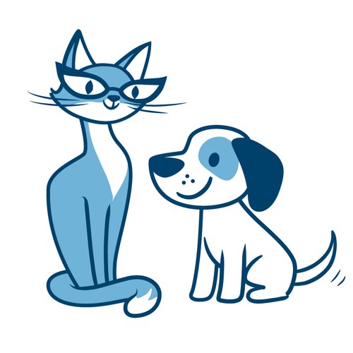 Dog and cat characters/mascots