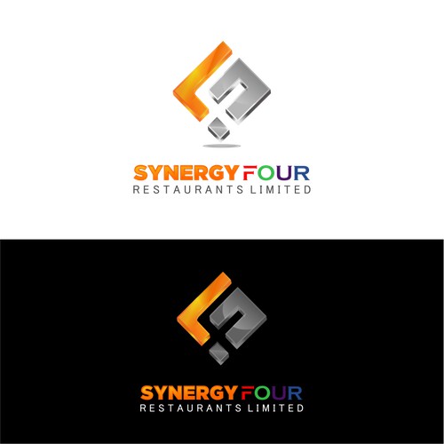 Create an eye catching modern slick logo for Synergy Four Restaurants Limited