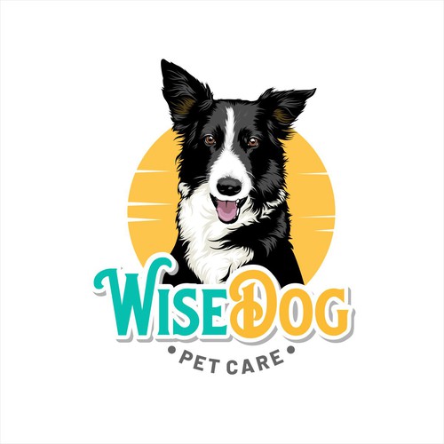WiseDog Pet care Logo design