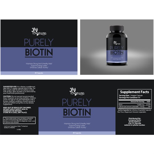 Purely Biotin label design