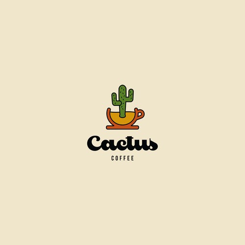 Fun logo concept for coffee shop