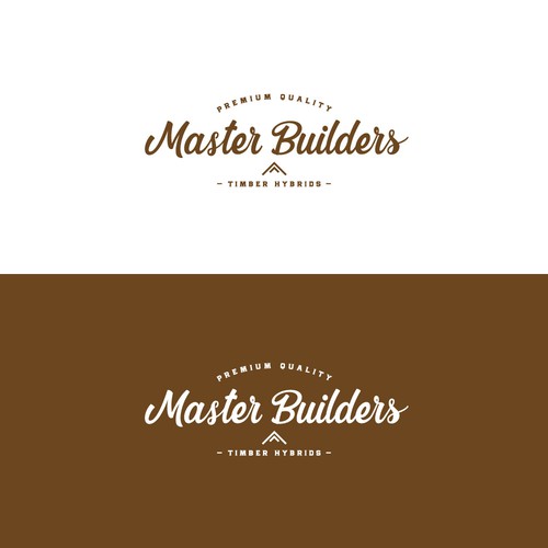 Vintage logo for a high tech building company