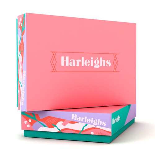 Create a refreshing and vibrant packaging design for a womens razor subscription!