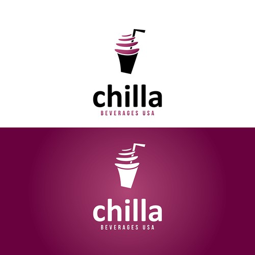 Create a NEW logo for Chilla Beverages USA