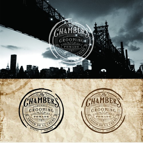 Vintage logo for The Chambers Grooming Pomade
