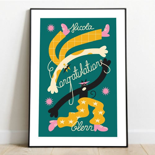 Congratulations from cats