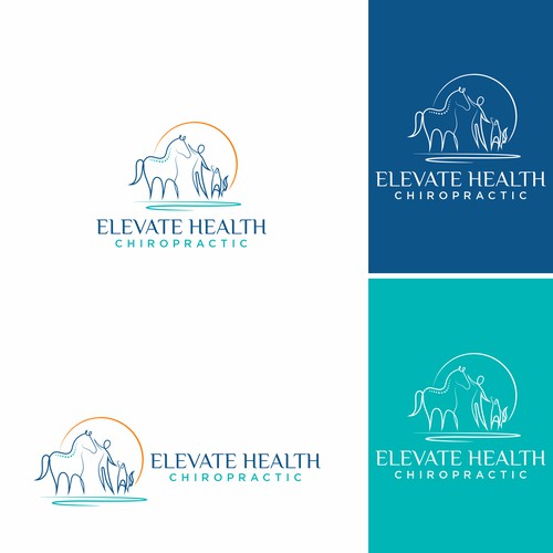 Logo design for Elevate Health Chiropractic
