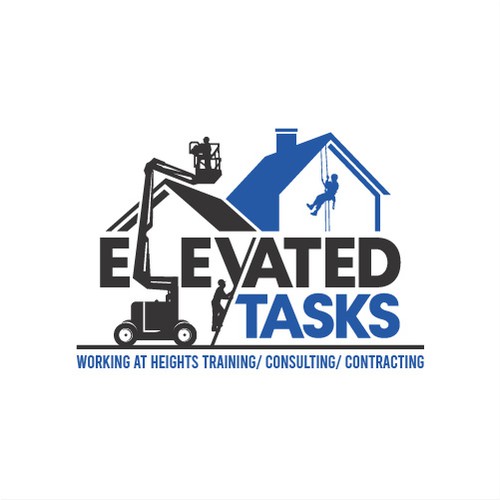 A logo for working at heights training and consulting