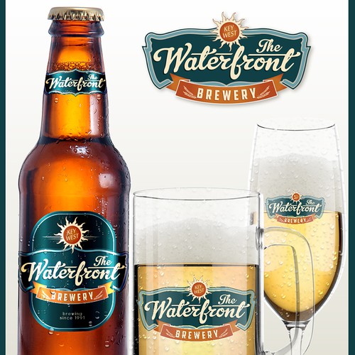 LOGO & BRANDING: The Waterfront Brewery