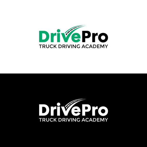 Logo Design Concept For a Truck Driving Academy