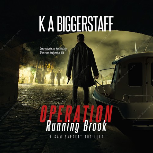 Thriller book cover design