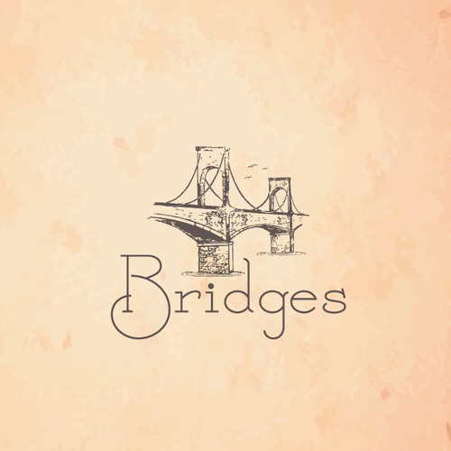 Logo for for a non profit organization "Bridges"