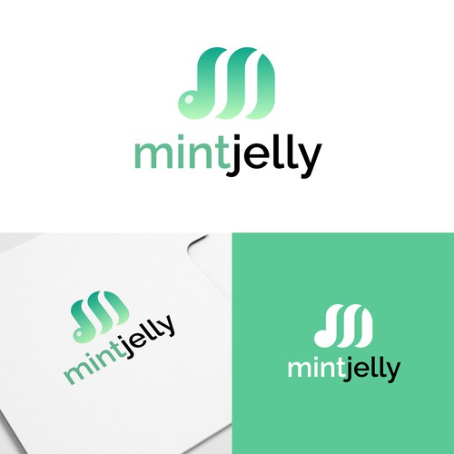 Logo concept for mintjelly