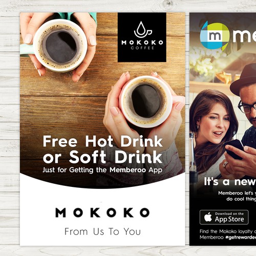 Design marketing collateral for an innovate loyalty app winner