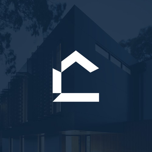 Simple modern C Letter logo for property logo