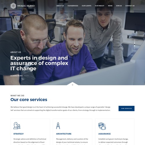 Web Design Mosaic Island